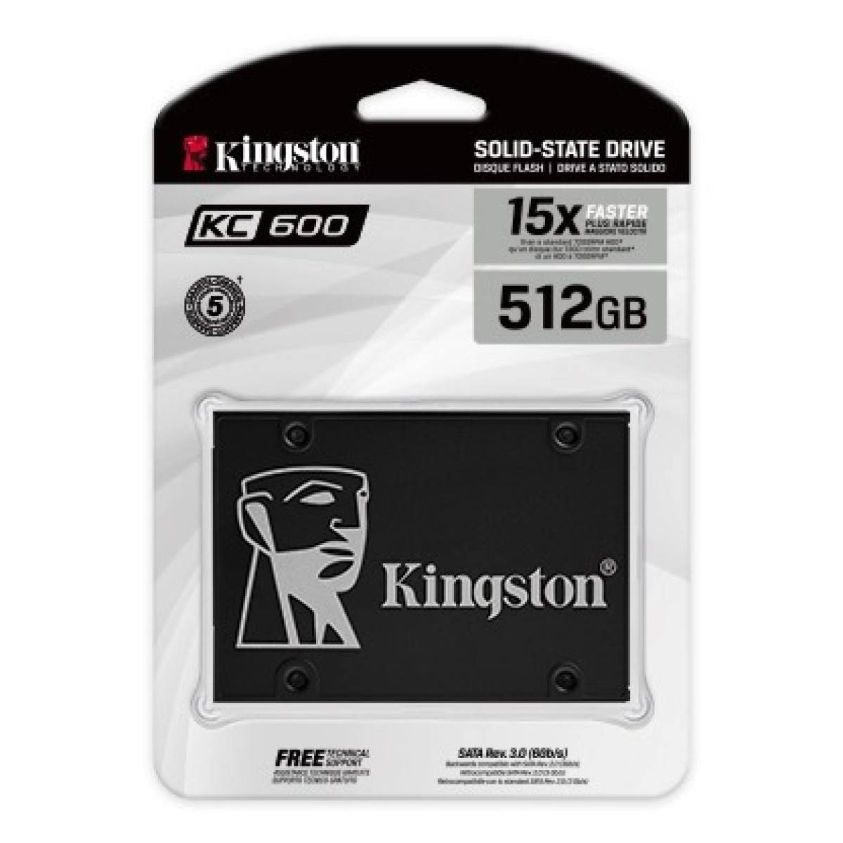 SSD Kingston SKC600 512GB SATA